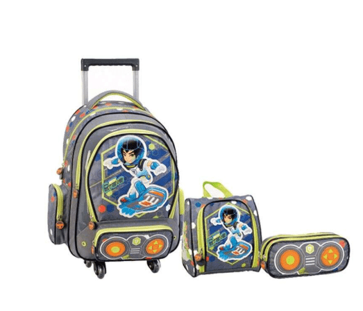 Valojusha Back to School 3-Piece Trolley Backpack Set