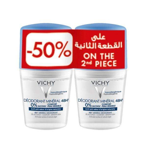 Vichy Beauty Vichy Deodorant Roll On Mineral 50 ml- Bogo