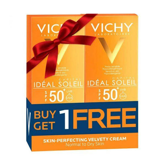 Vichy Beauty Vichy Ideal Soleil Capital SPF 50 Velvety Cream 1+1