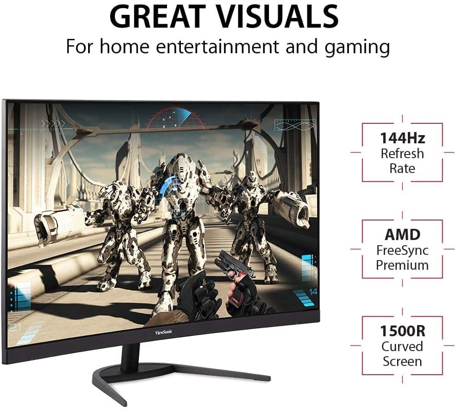 Viewsonic Electronics ViewSonic  VX3268-2KPC-MHD(Gamin High end) 32” 144Hz QHD