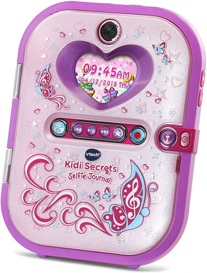 VTech Babies VTech Kidi Secrets Selfie Journal with Face Identifier, Pink