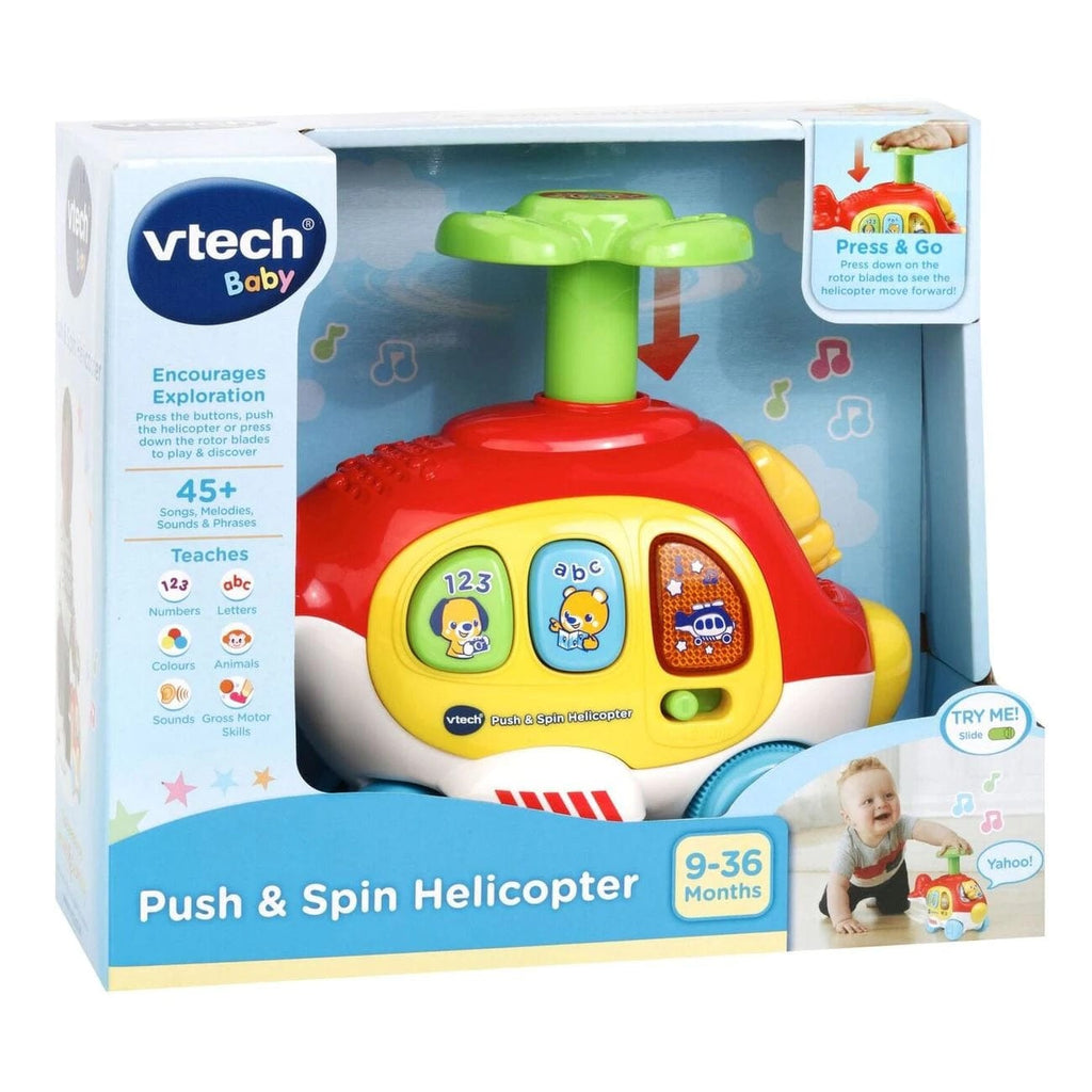 Vtech Toys Vtech Push & Spin Helicopter