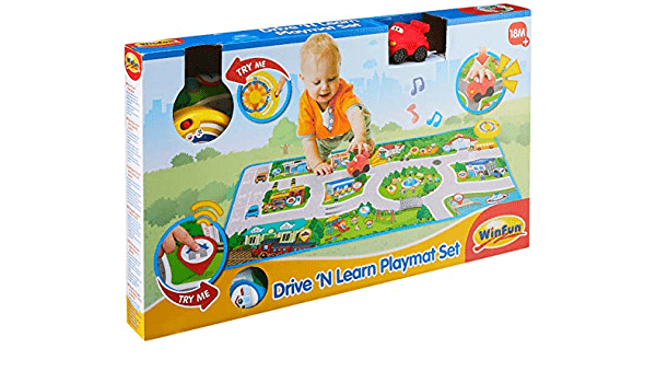 winfun Babies Winfun Drive N Learn Playmat Set