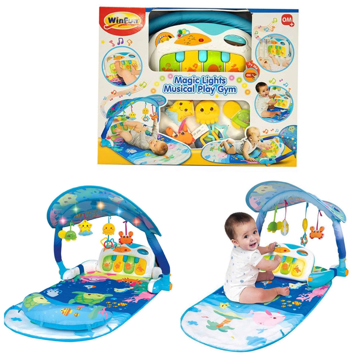 winfun Babies Winfun Magic Lights Musical Play Gym