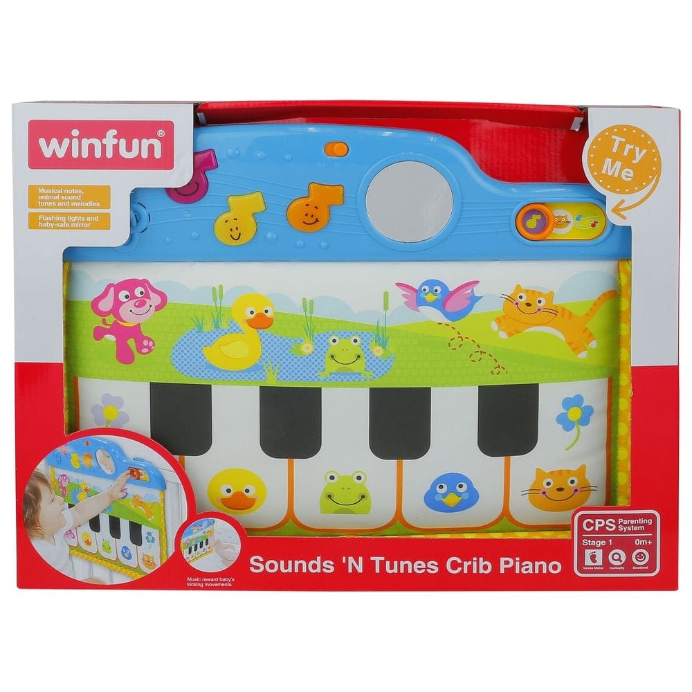 winfun Babies Winfun Sound N Tunes Crib Piano