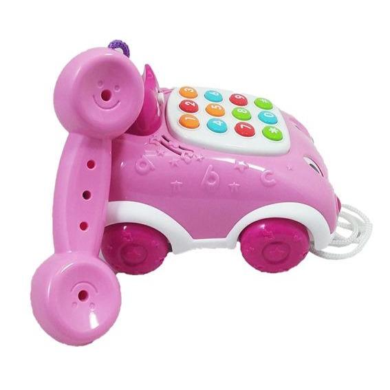 winfun Babies Winfun Talk N Pull Phone Pink