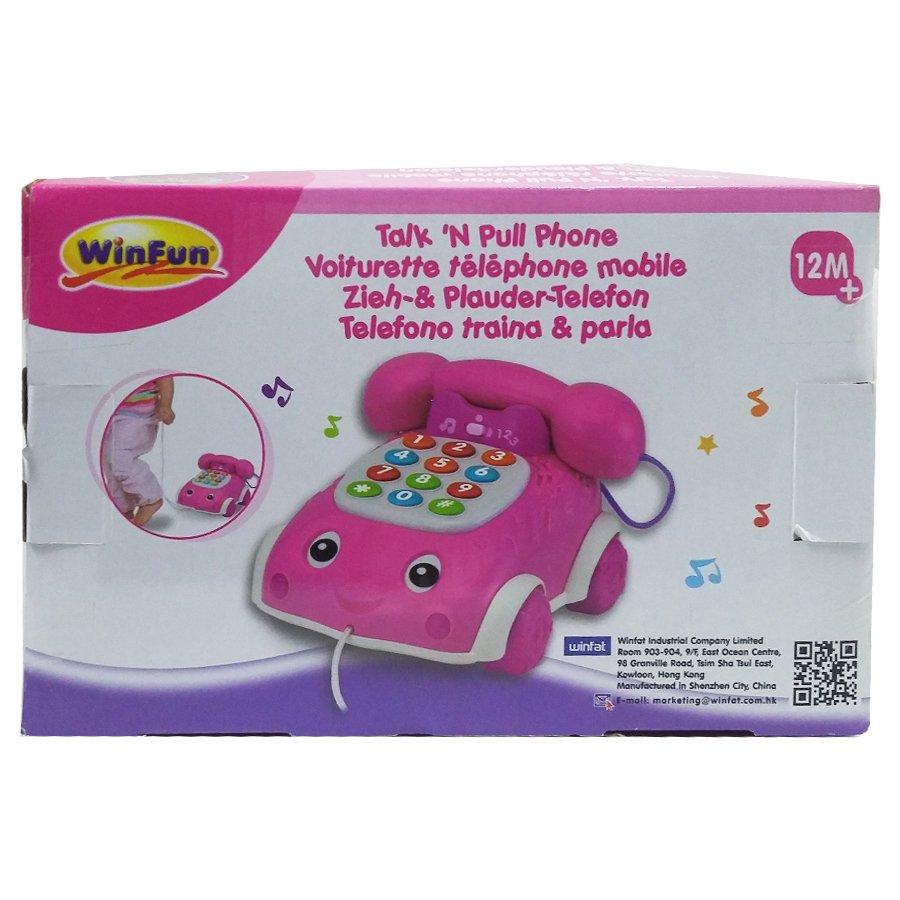 winfun Babies Winfun Talk N Pull Phone Pink