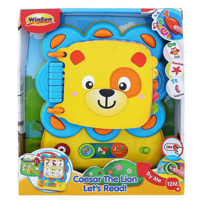 winfun Toys Winfun Caesar The Lion Lets Read