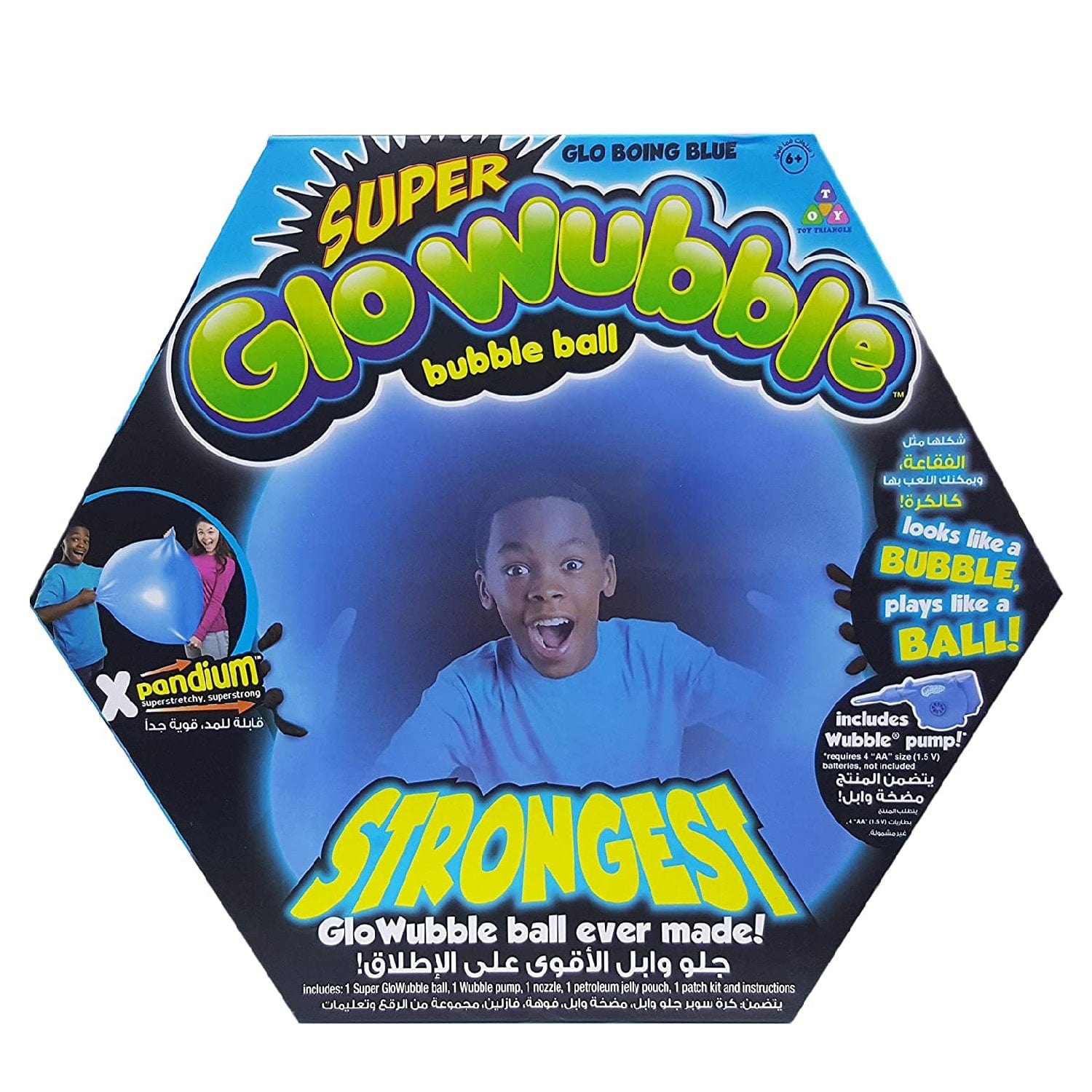 Wubble Toys Wubble Bubble Ball GloWubble Bubble Blue