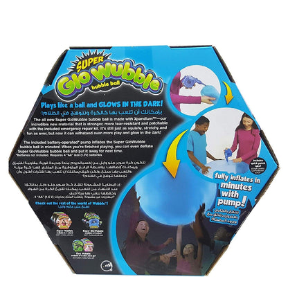 Wubble Toys Wubble Bubble Ball GloWubble Bubble Blue