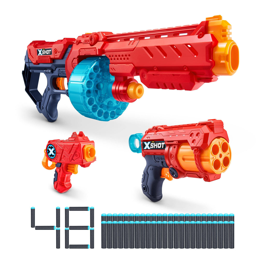 X-Shot Toys X-Shot Combo Pack Turbo Fire/Fury 4 & Micro