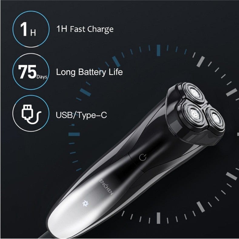 Xiaomi Electronics Enchen BlackStone 3CT Electric Shaver Razor / Head Cutter Washable IPX7 Waterproof