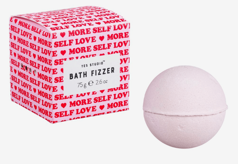 Yes Studio Bath Fizzer More Self Love Rose