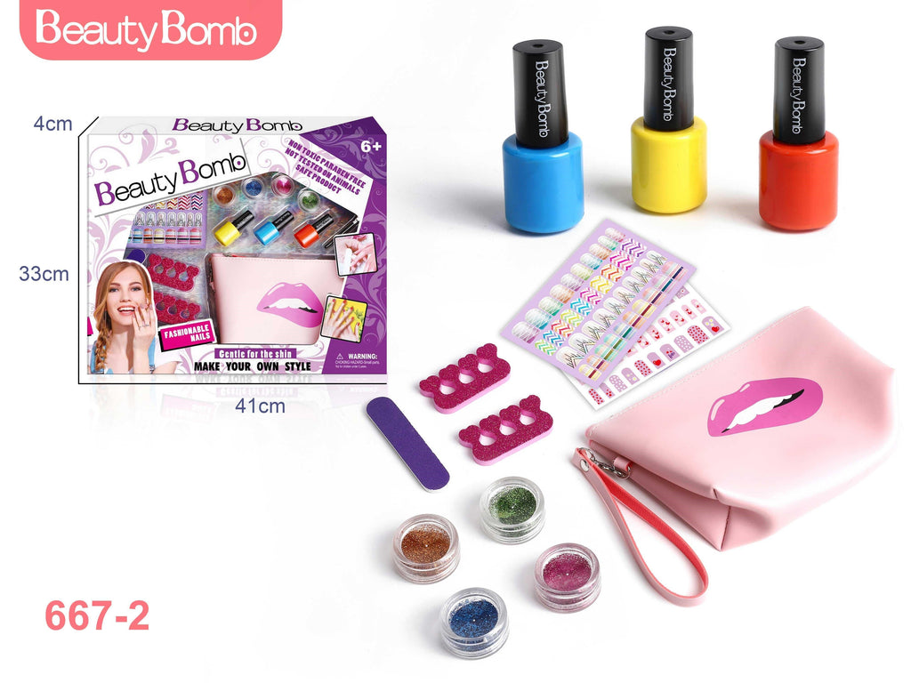 ZG Toys ZG-Beauty Bomb Fashionable Nail Set