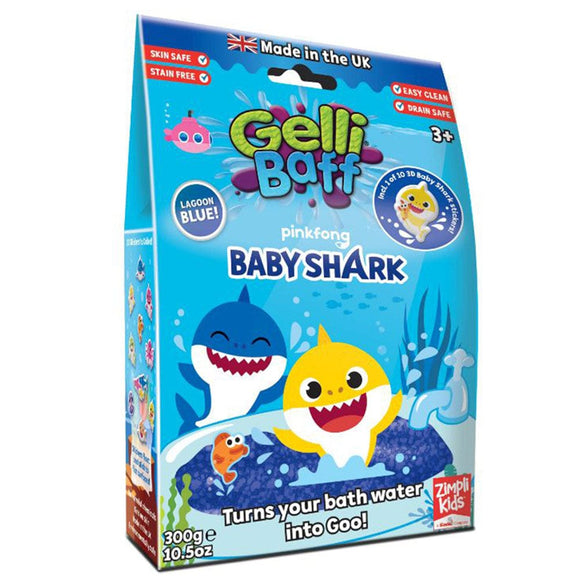 Zimpli Kids Toys Zimpli Kids - Baby Shark Gelli Baff 300g - Blue