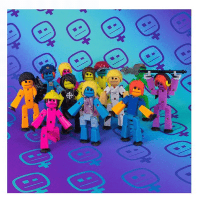 Pack Of 4 Stikbot Action Figure Playset TST620FH