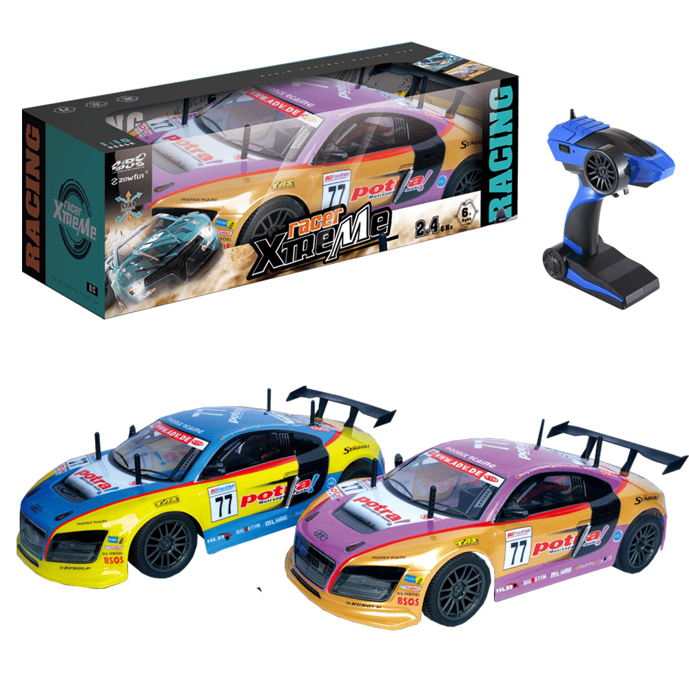 Zowfun Toys Zowfun Audi R8 High Speed Four Way Remote Control Car With Battery